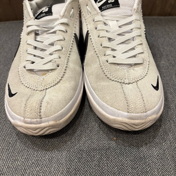 Nike SB BRSB Eco Skate Shoes Sneaker White Black men’s size 9 - Picture 4 of 13